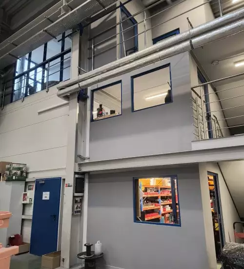 Modertrans przebudowa hali montażowej